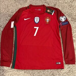 Euro 2016 Nike Ronaldo Portugal Soccer Jersey